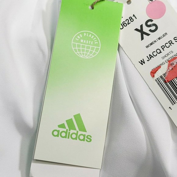 Adidas Aeroready Shorts Women's Running Training Athletic Sport Gym White GU6281 - Picture 6 of 7